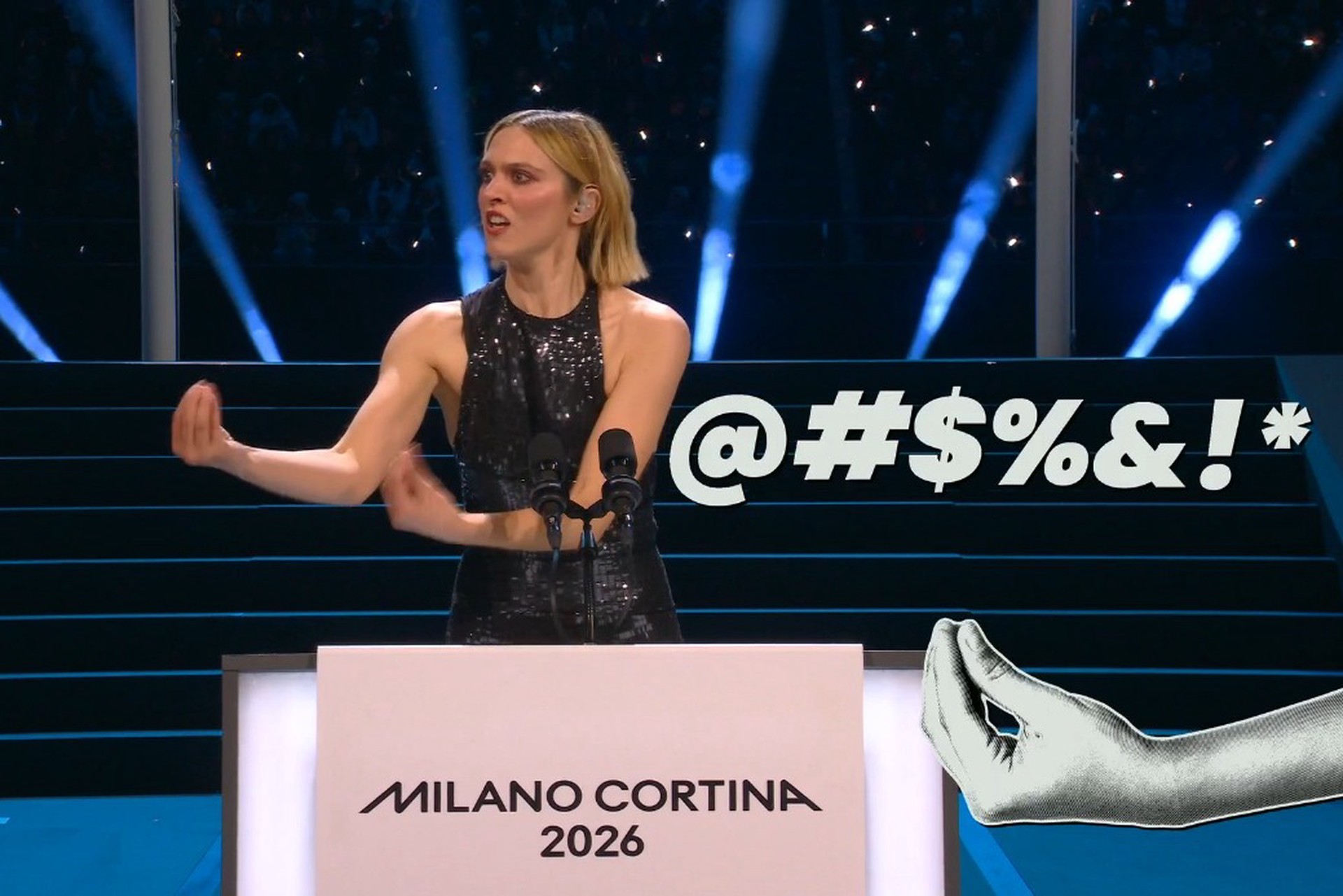 Материться на языке жестов научили зрителей Олимпиады