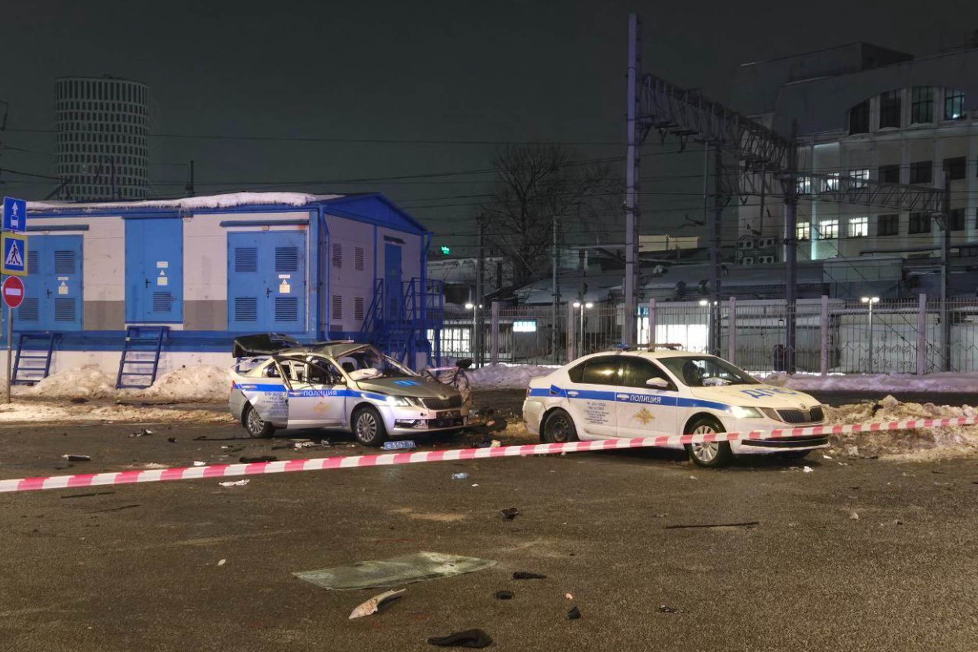 Подрывник погиб после нападения на сотрудников ДПС в Москве