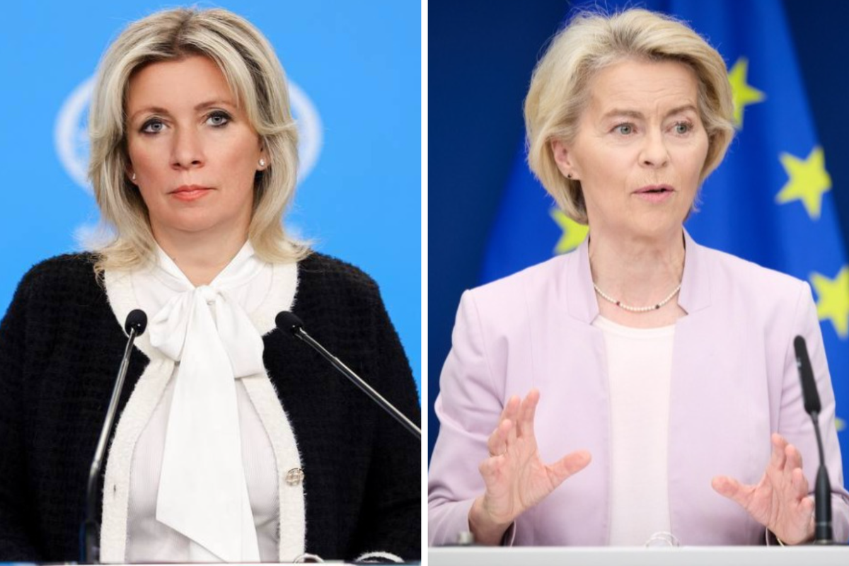 Захарова назвала сатанизмом слова фон дер Ляйен об Иране