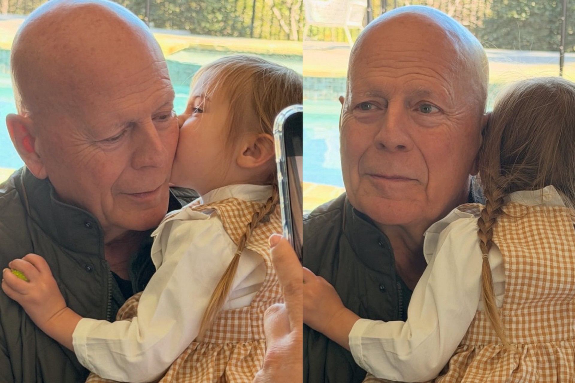 Появились свежие фото больного деменцией Брюса Уиллиса