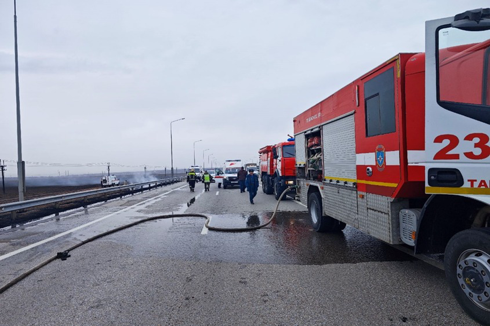 В крупном ДТП с бензовозом погибли три человека