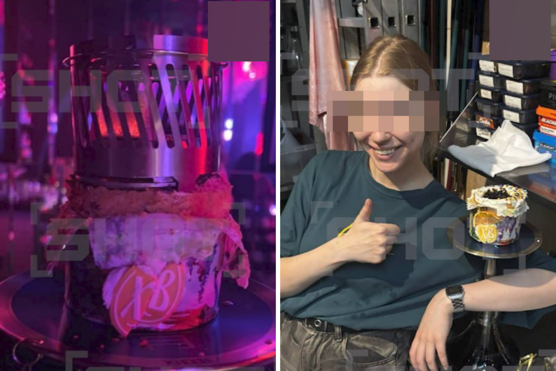 В России попросили проверить девушку, приготовившую кальян на куличе