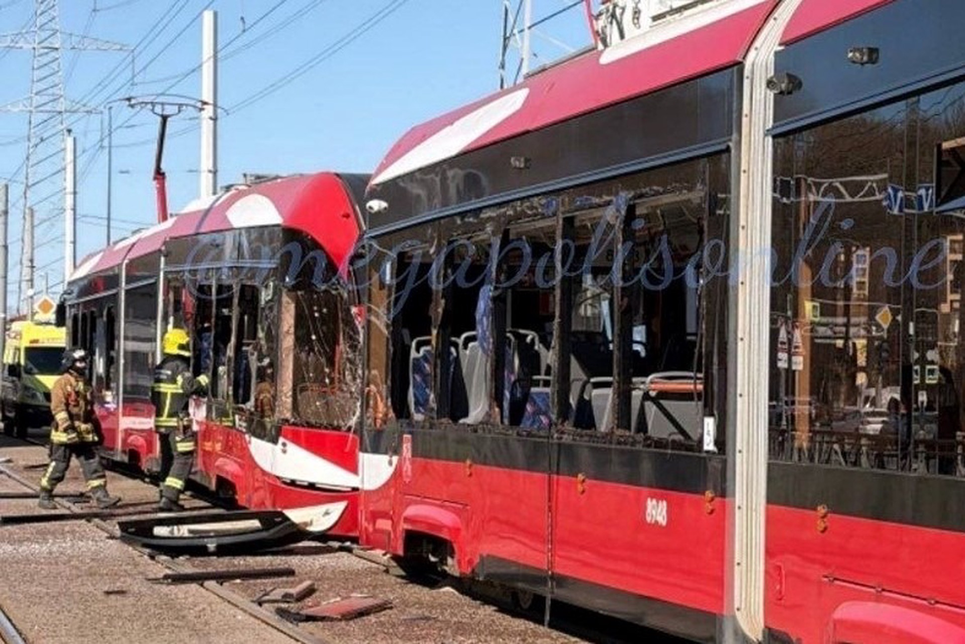 В Петербурге выросло число пострадавших в ДТП с двумя трамваями