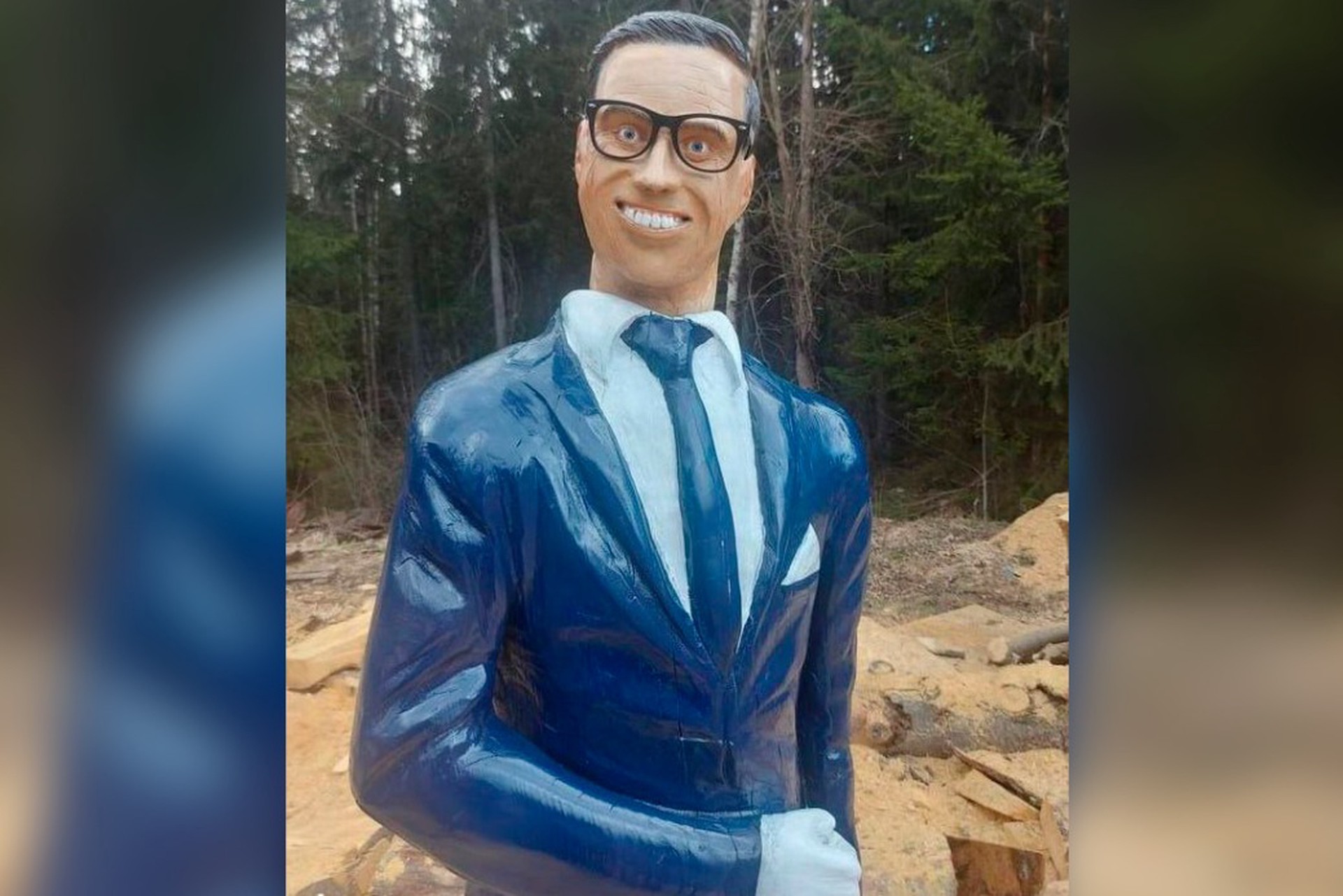 Мужчина в Финляндии поставил президента Стубба охранять свой огород