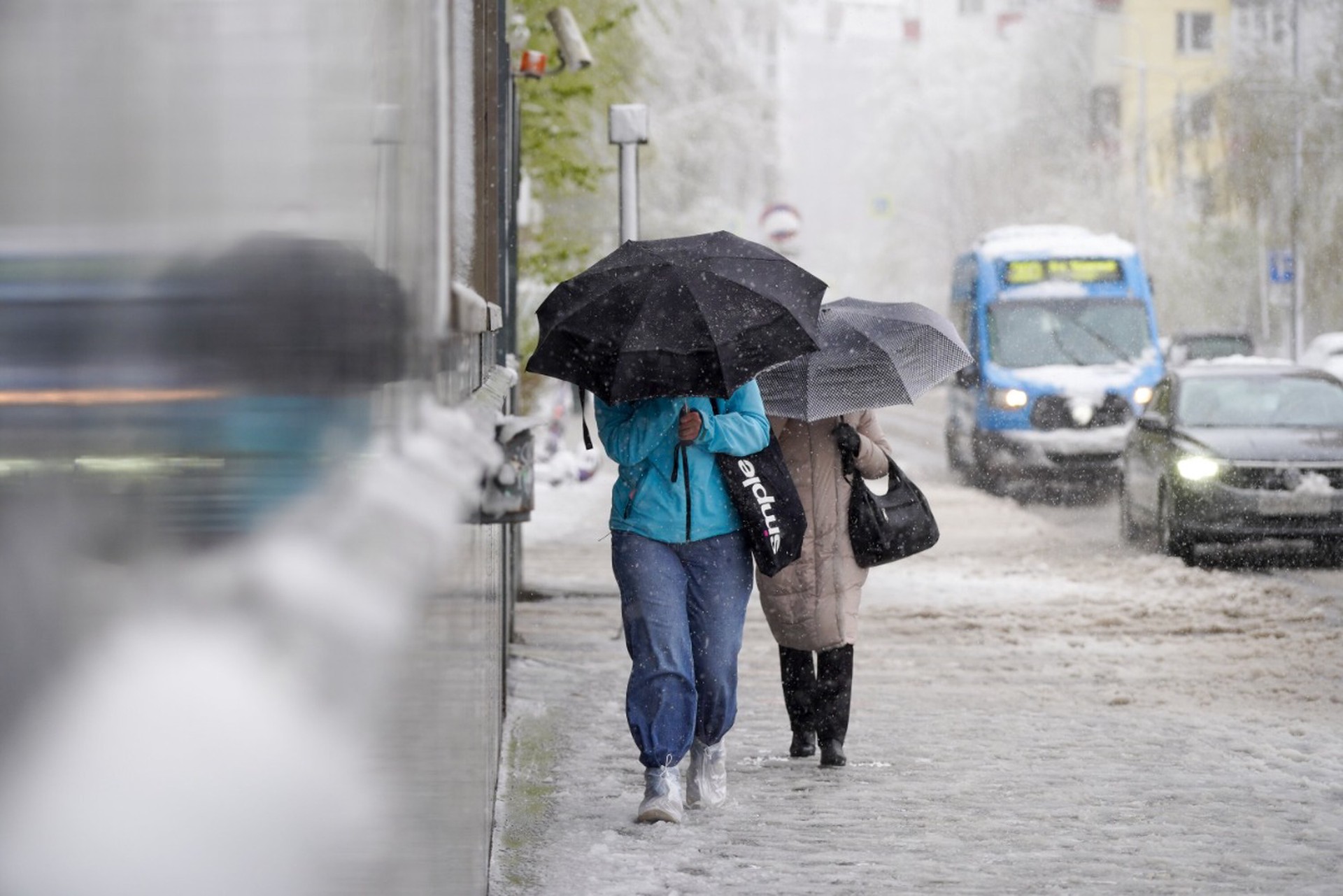 В Подмосковье погибли два человека во время снежного ДТП