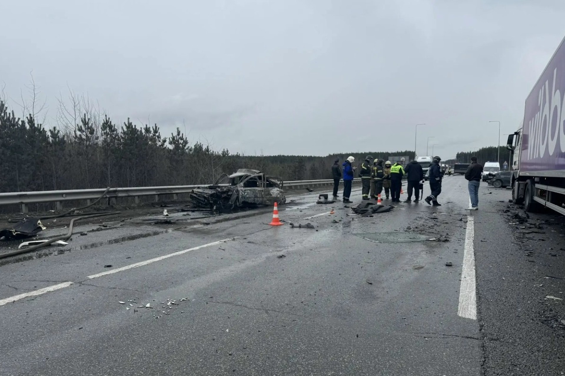 Дети погибли в массовом ДТП под Екатеринбургом