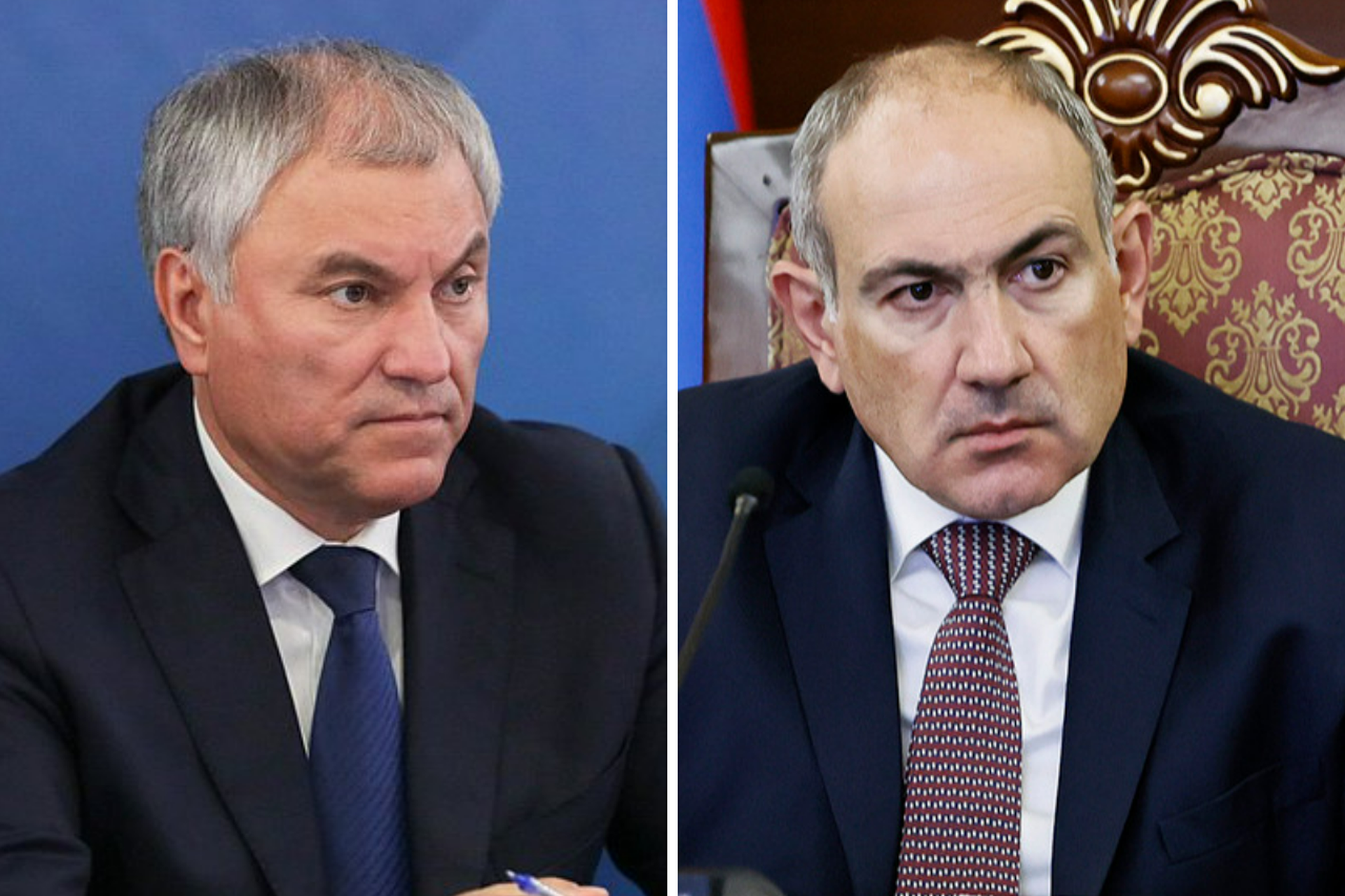 Володин жестко прошелся по Пашиняну