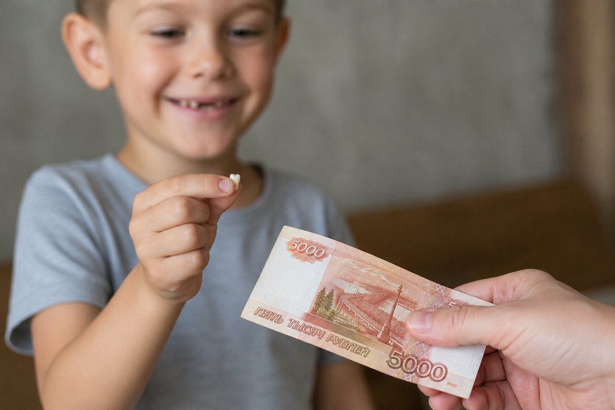 Деньги ребенку за выпавший зуб могут убить его мотивацию и испортить отношение к родителям