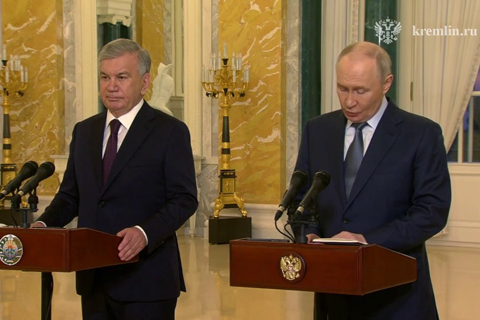 Путин и Мирзиеев запустили строительство АЭС в Узбекистане