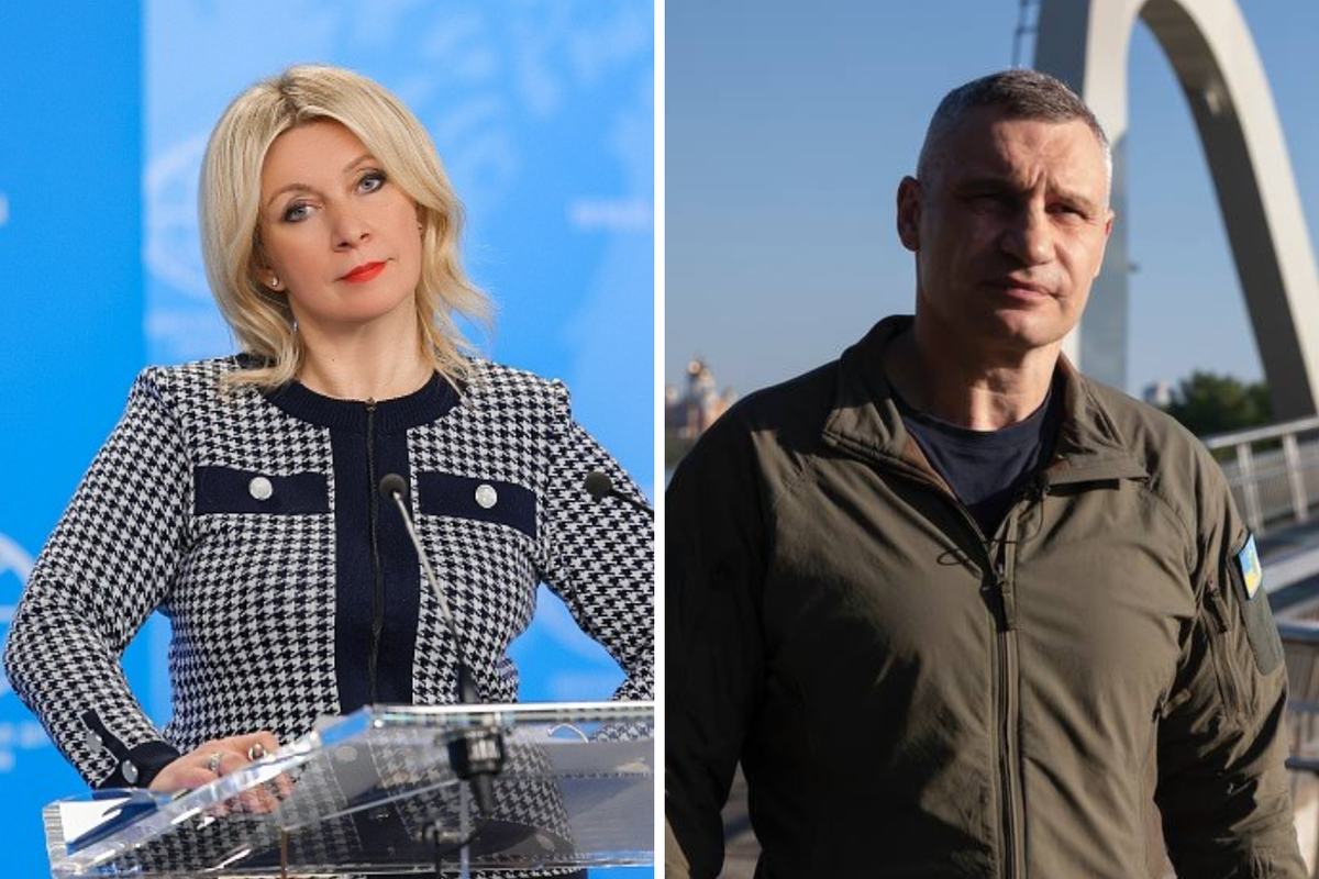 Захарова помогла Кличко правильно выразить мысль об атаках на Киев