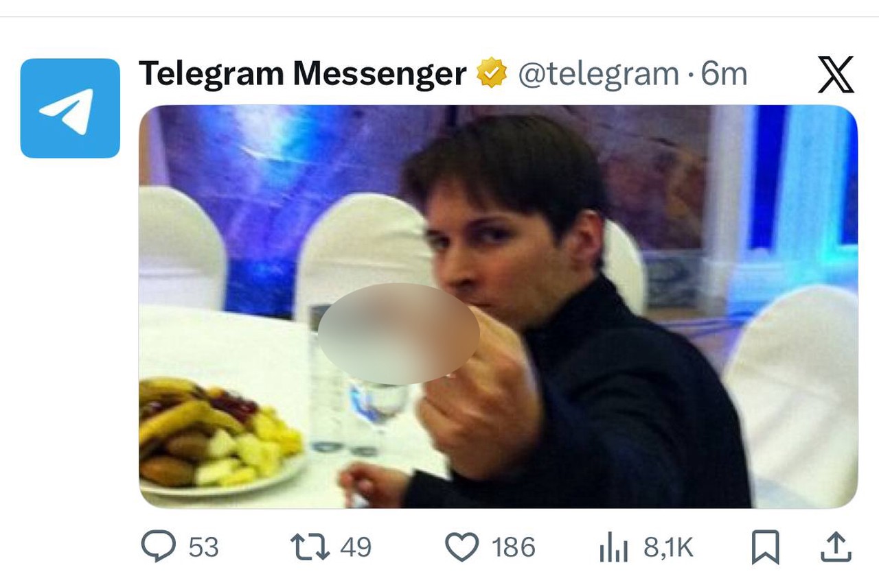 Официальный аккаунт Telegram отреагировал на обвинения Дурову