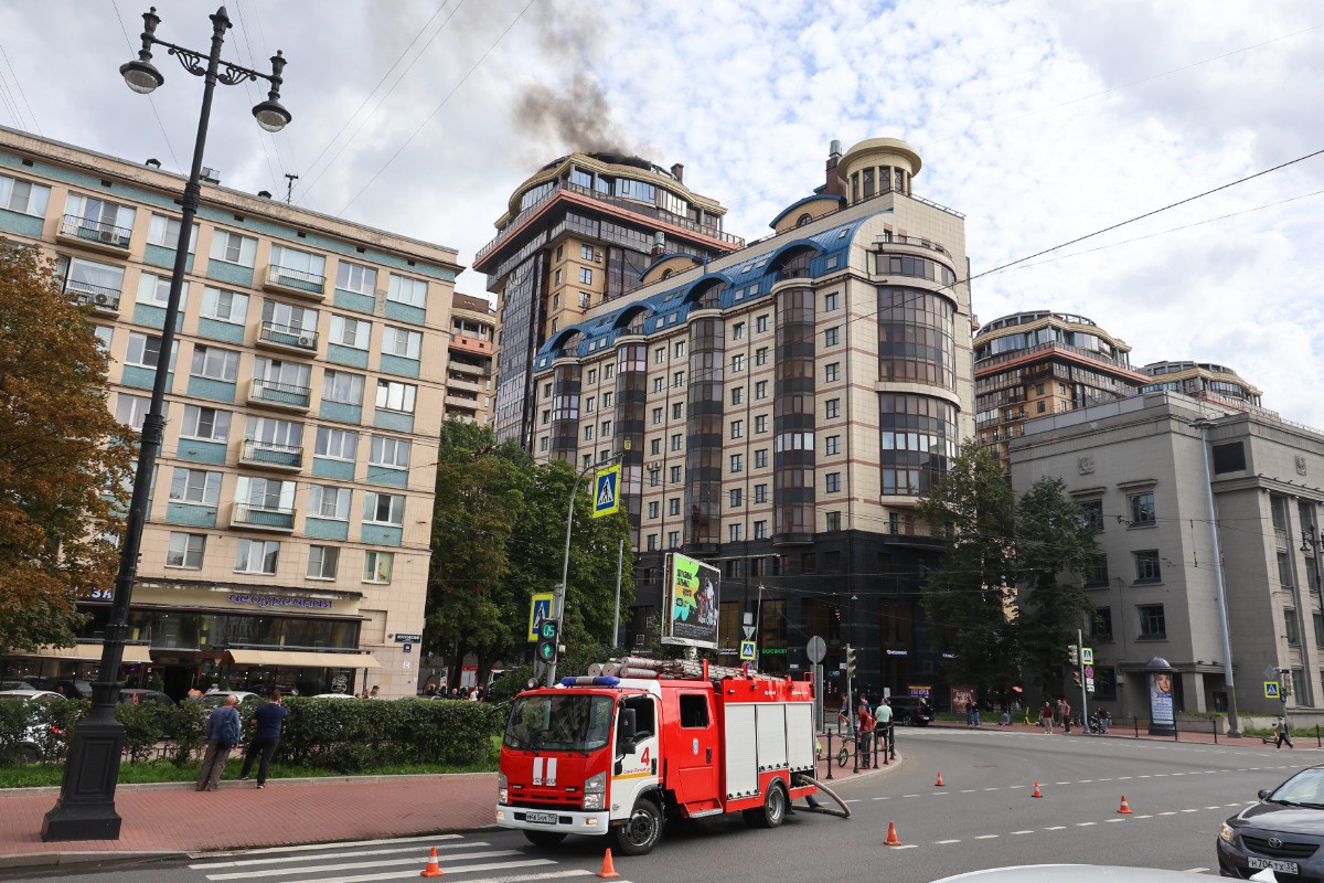 Названа причина пожара в элитном ЖК в Петербурге
