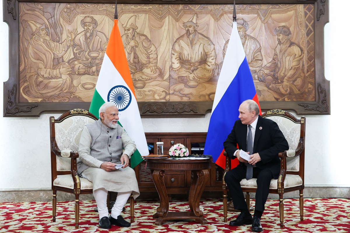 Путин встретился с премьер-министром Индии Моди 
