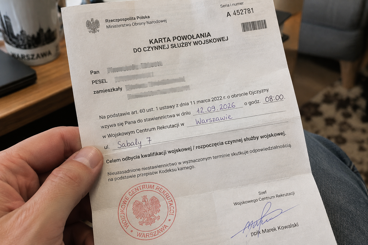 Полякам начали приходить мобилизационные карточки из военкоматов