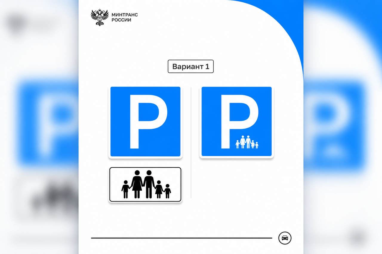 Новый дорожный знак разработали для многодетных семей 