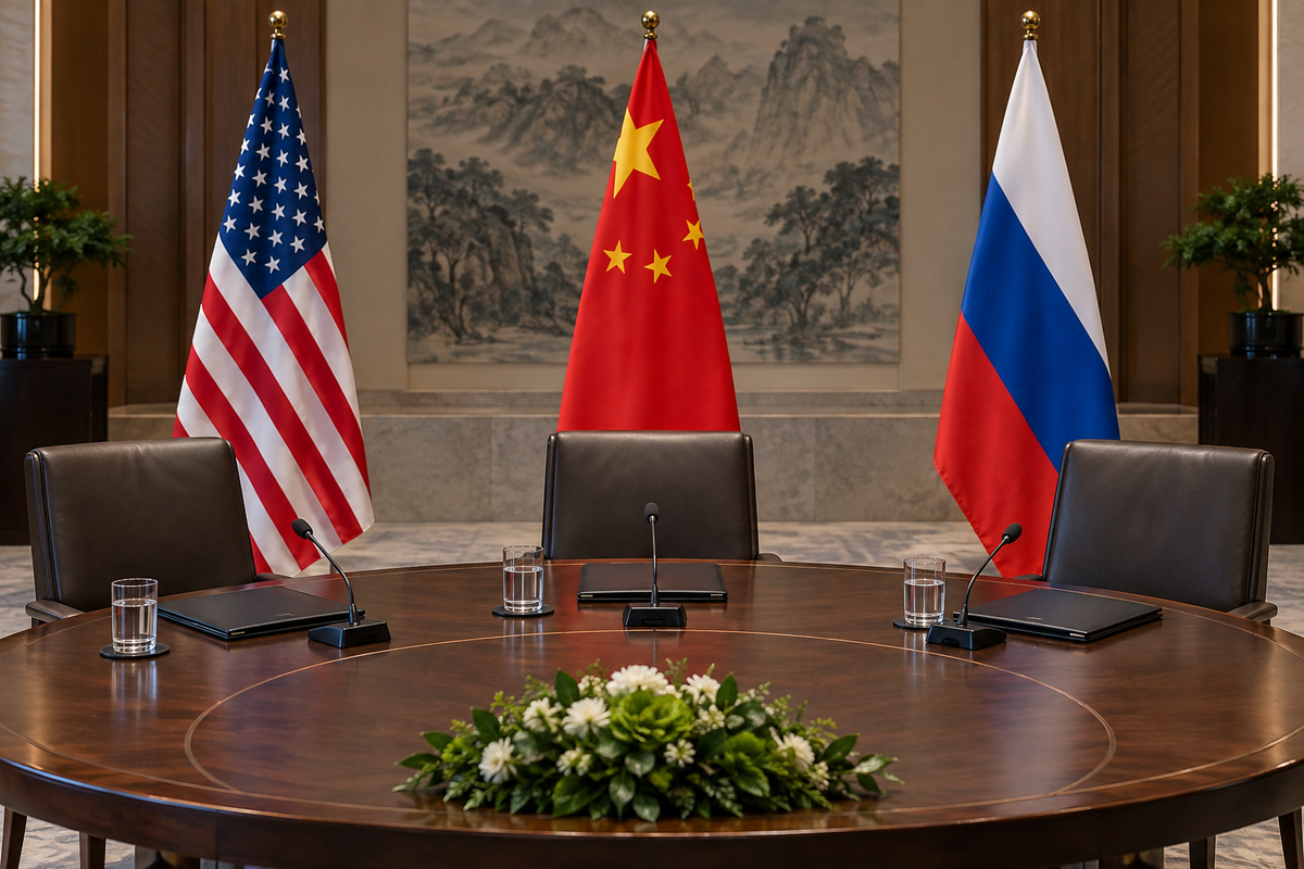 Путин поддержал трехстороннюю встречу России, США и Китая