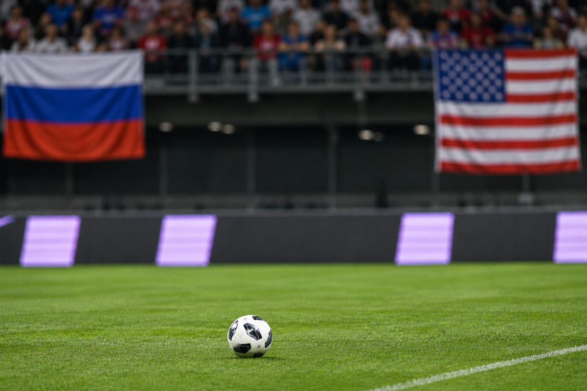 Россию и США ждет битва на футбольном поле